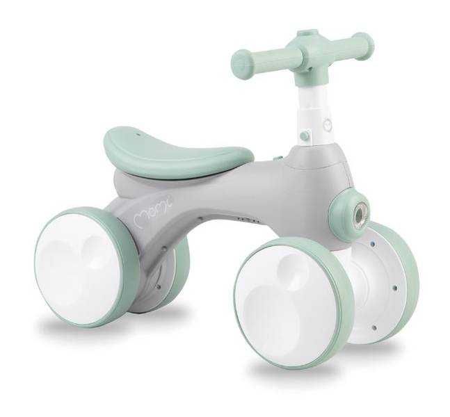 [OUTLET] MoMi Tobis Jeździk z Bańkami Światłem i Dżwiekiem Szary