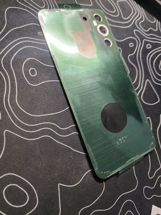 Traseira de vidro s22+ roxo