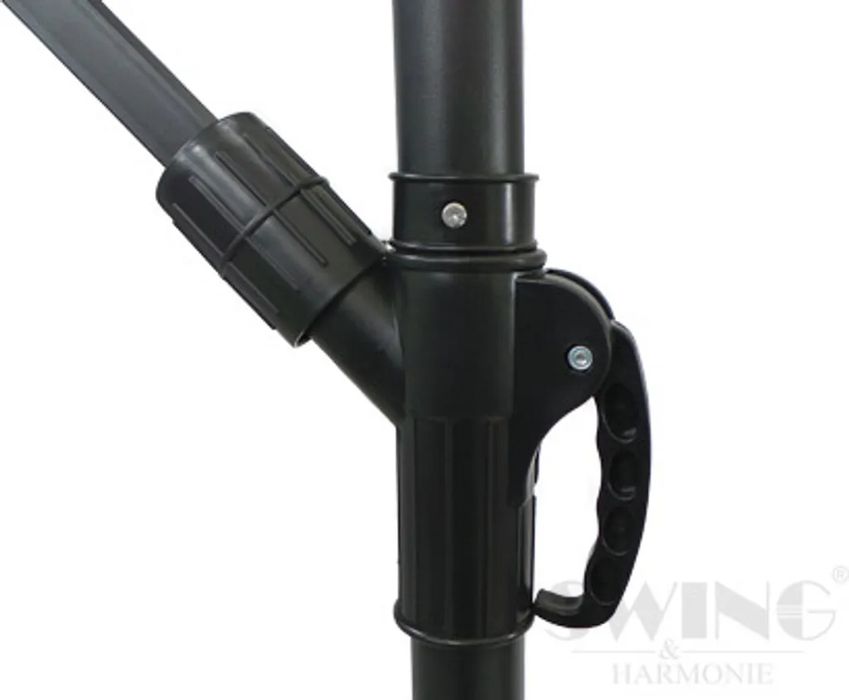 Parasol ogrodowy z oświetleniem LED Arebos