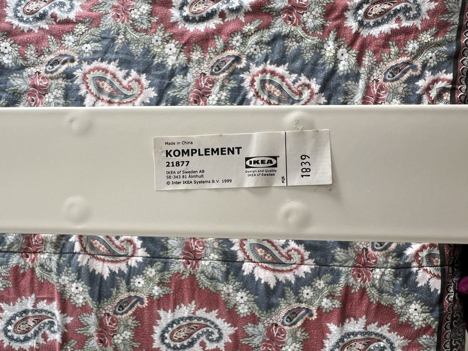 Suporte para pendurar calças roupeiro IKEA