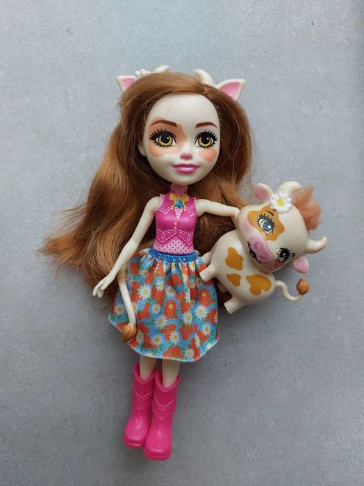 Lalka Enchantimals krowa
