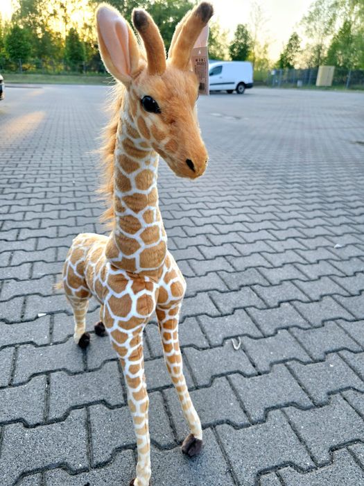 Wielki super pluszak maskotka na prezent Żyrafa nowa