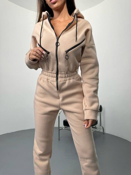 Женский теплый спортивный комбинезон/Жіночий теплий спорт комбінезон