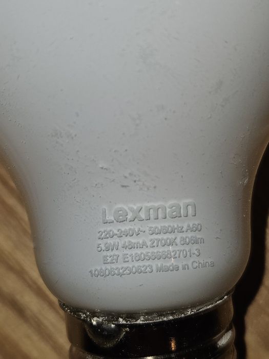 Żarówki LED, 5,9W, 890 lumenów, światło ciepła biel