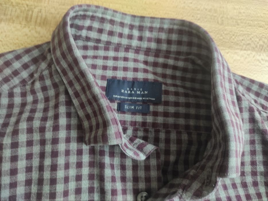 Koszula męska Zara Man używana w dobrym stanie roz.S