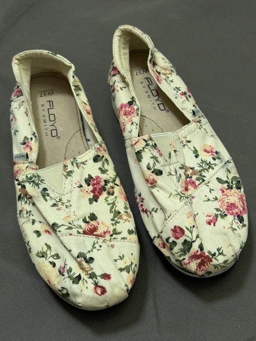 Espadryle w kwiatki damskie 37