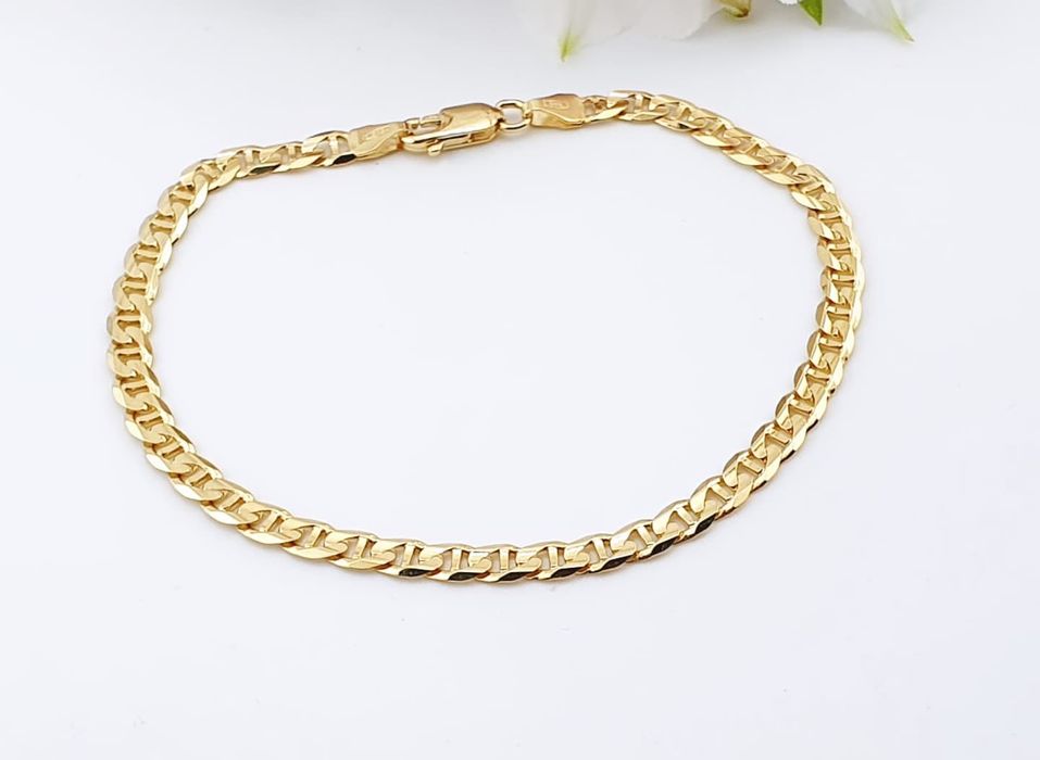 Złota, nowa bransoletka Gucci 585