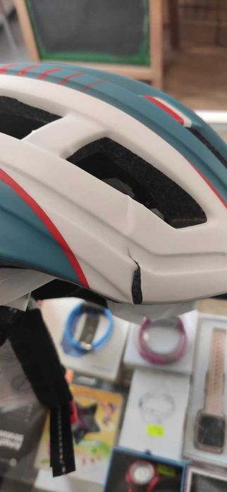 Kask rowerowy z wizjerem FUNWICT BRAKK rozmiar M USZKODZENIA