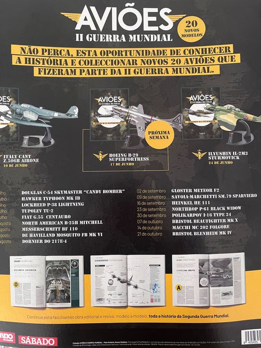 Aviões da coleção: Aviões - II Guerra Mundial