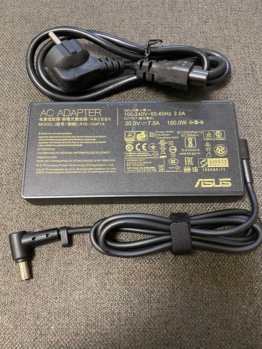 Зарядка для ноутбука Asus 20V 7.5A (6.0*3.7) 150W+кабель в розетку