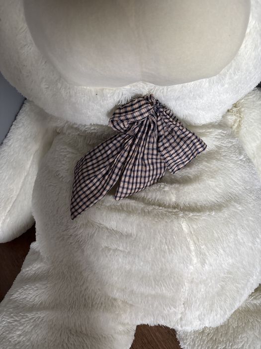 Duży miś pluszak bezowy smietankowy