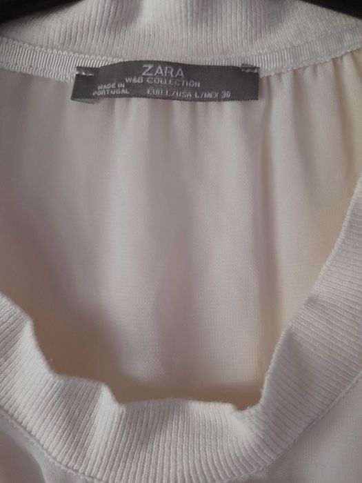 biała bluzka damska ZARA