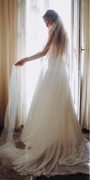 Suknia ślubna tren 36 S boho Mildred by Rebecca Ingram POZNAŃ