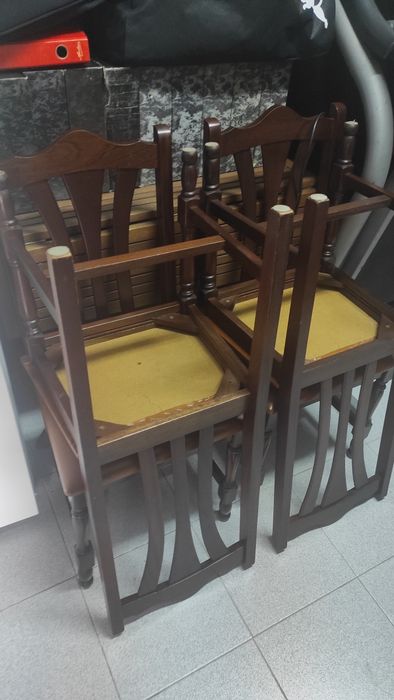 Mesa sala e 4 cadeiras