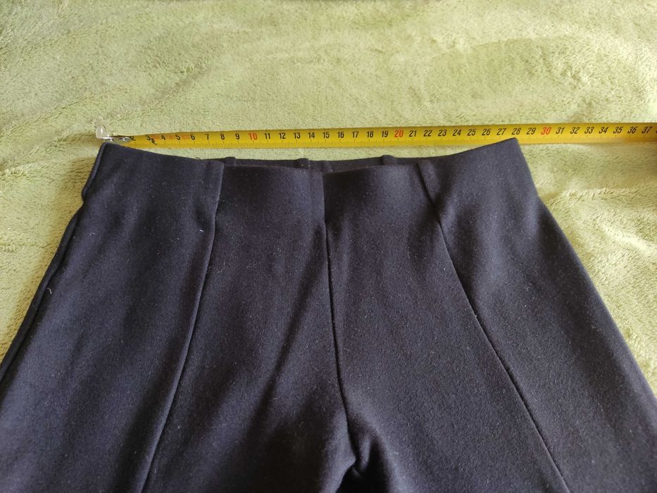 Czarne spodnie dzwony ZARA 134