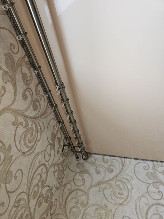 Карніз металевий подвійний (ковка), колір антична бронза