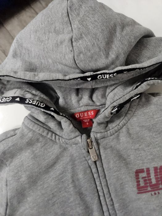 Bluza chłopięca rozpinana szara Guess rozm 5 lat 110