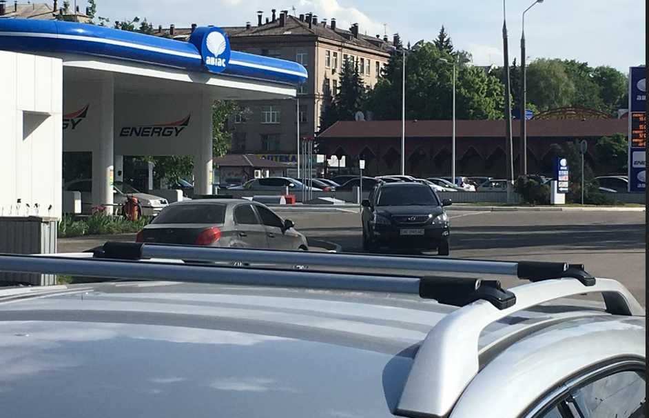 Алюминиевый багажник на рейлинги авто | Дуги Харьков