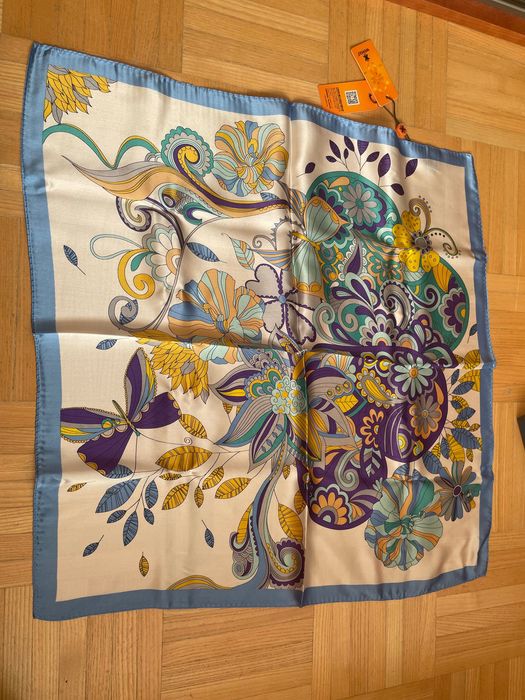 Wensli Apaszka, chusta jedwabna,silk,