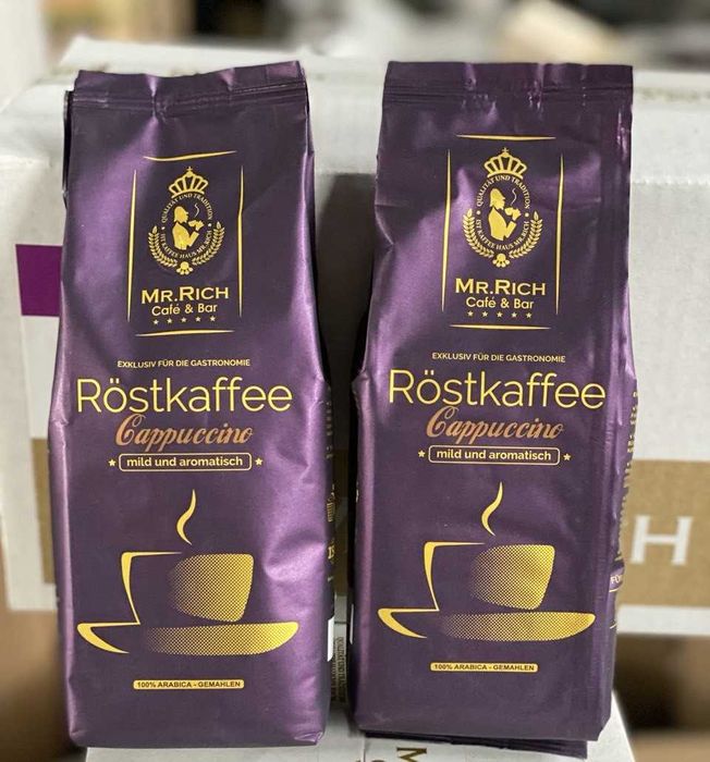 Кофе молотый Mr.Rich "Cappuccino" (Капучино) 250гр.Опт и розница