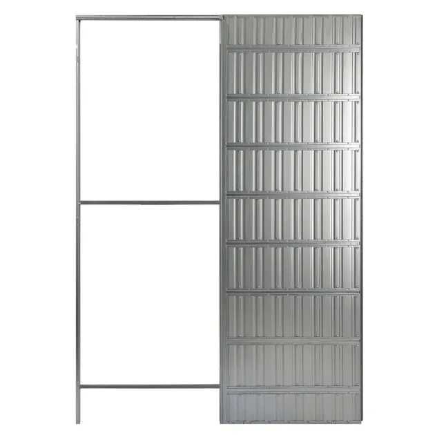 Guias encastrar porta correr parede de gesso