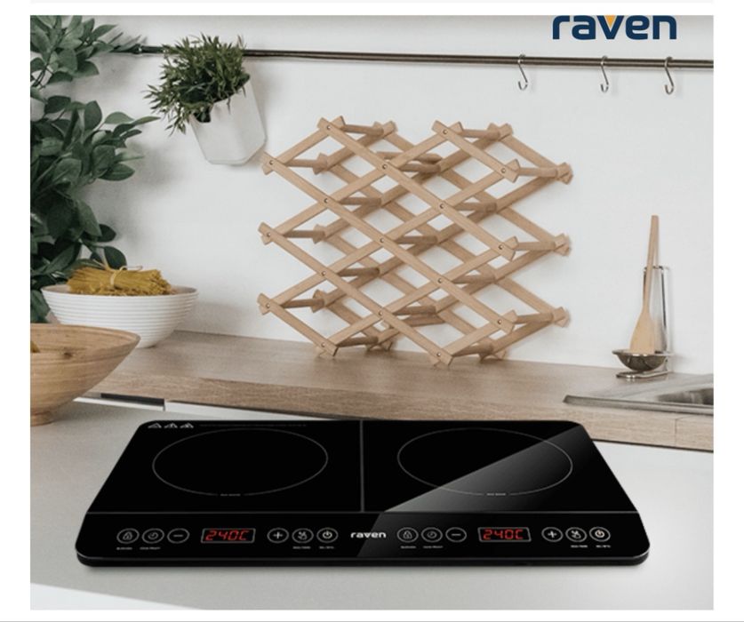 Kuchenka nastawna Raven EKI002 Czarny