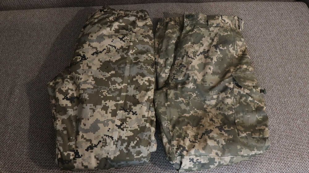 Військові зимові штани (вітровологозахисні + утеплювач)