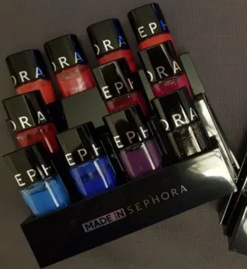 Pojemnik stojak organizer na 12 lakierów Sephora pojemnik nowy
