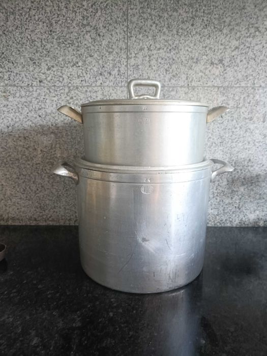 Panelas em alumínio fundido fosco