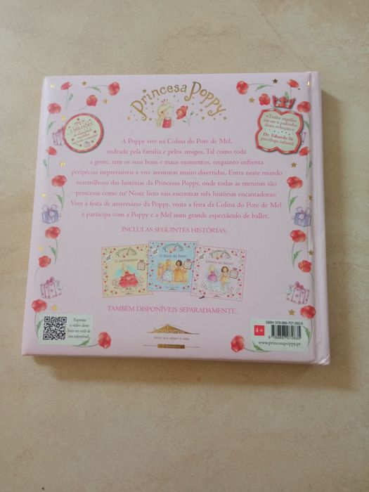 Livro "Histórias da Princesa Poppy"