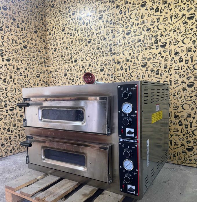 Подвійна піч для піци Pizza Group Entry Max 8