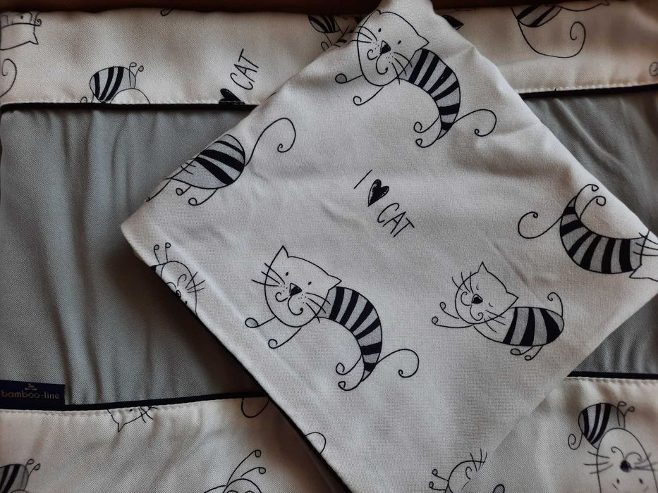 NOWA pościel bambusowa dziecięca Koty Paryskie