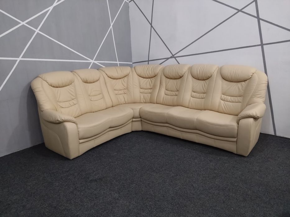 Шкіряний кутовий диван крісло реклайнер м'які шкіряні меблі доставка