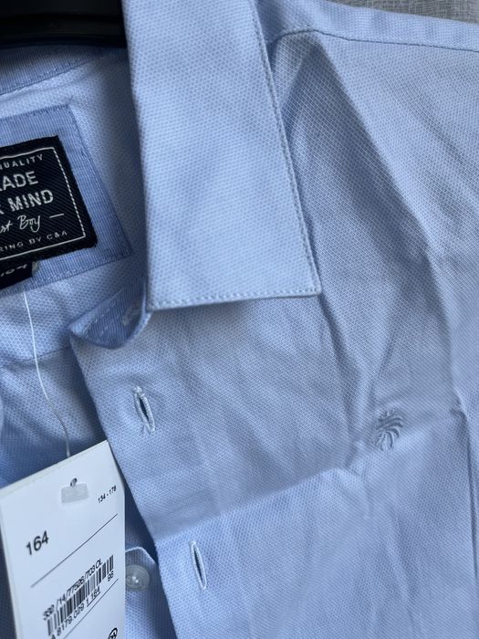 Новая рубашка с длинным рукавом р.164