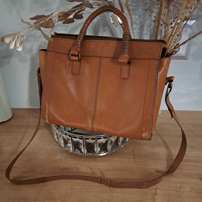 Skórzana torebka Zara