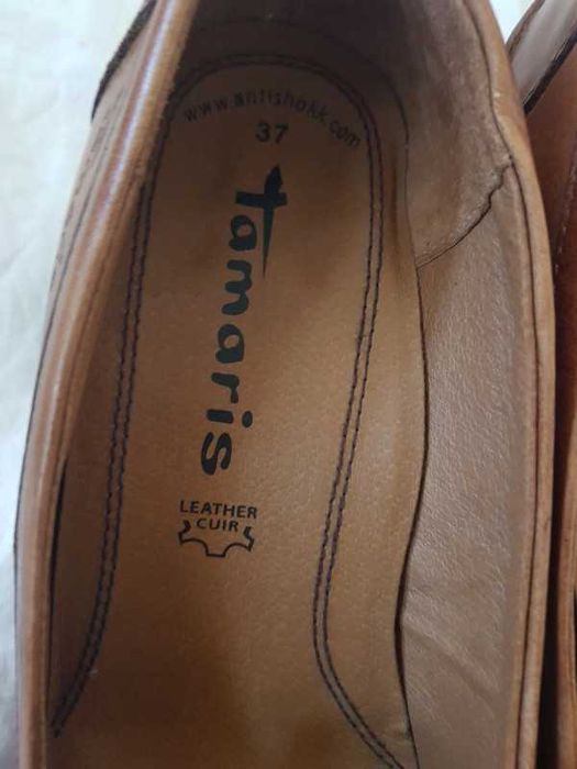 Tamaris piękne buty ze skóry 37