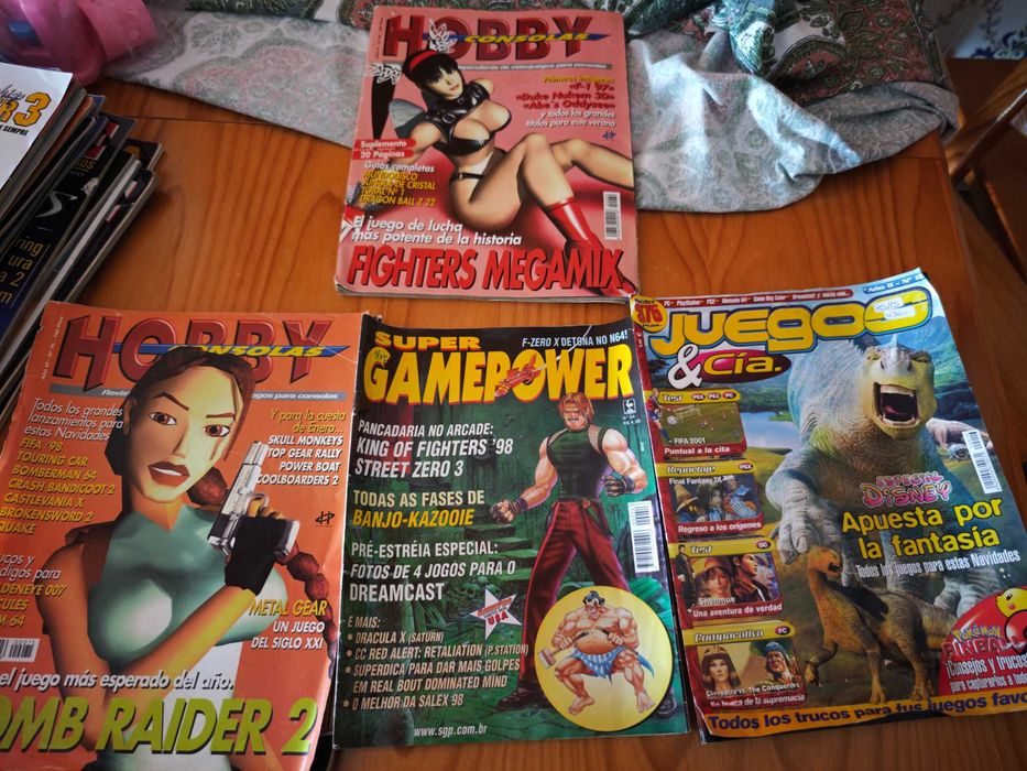 23 revistas gaming retro anos 90 – BGamer, Mega Score e Hobby Consolas