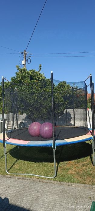 Trampolim DOMYOS  360 com Rede de Proteção