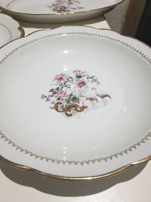 Loiça francesa filet de ouro (angouleme)