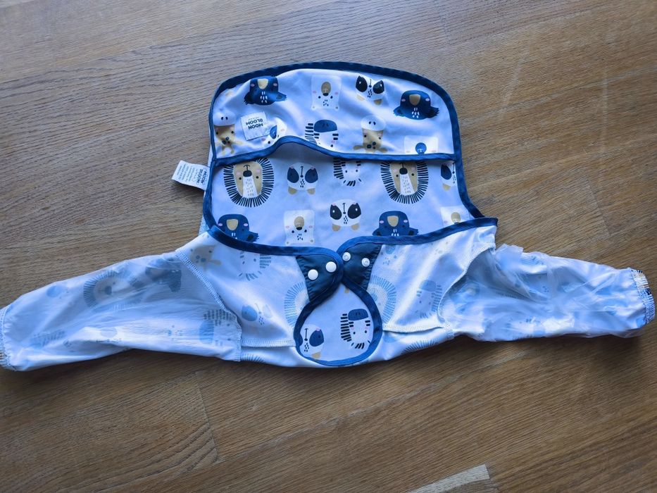 Fartuszek Moon Bloom, śliniak z rękawkami