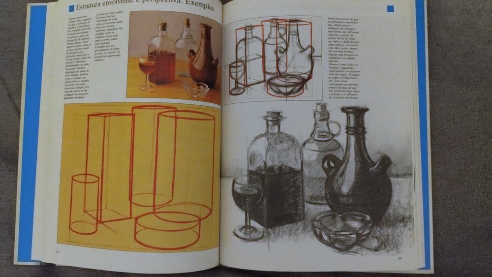 Vendo 4 livros sobre técnicas de pintura.