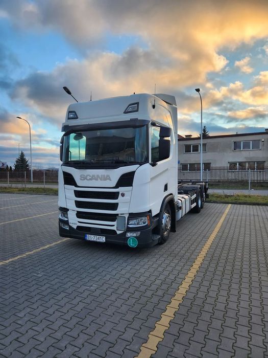 Scania R450 BDF  BDF, kontenery, rama, pod zabudowe, 3 osie, LED, Klima, Retarder,