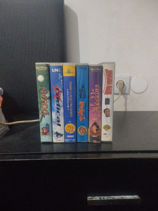 Conjunto de filmes vhs