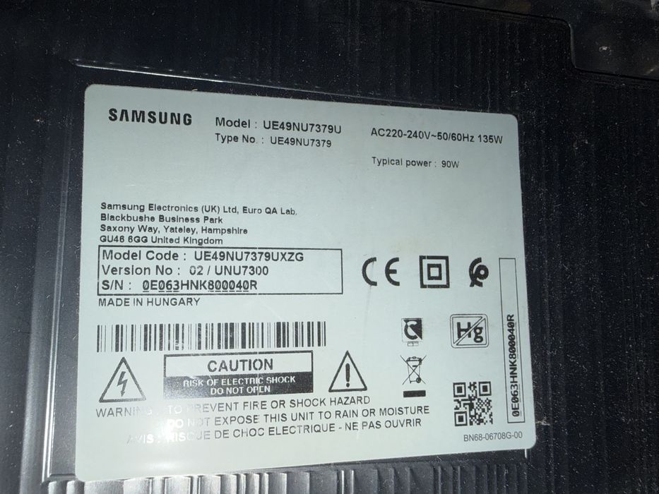 Телевізор Samsung UE49NU7379U з Німеччини