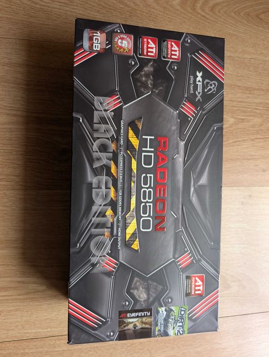Placa Gráfica XFX AMD Radeon HD 5850 Black Edition (Completa na Caixa)