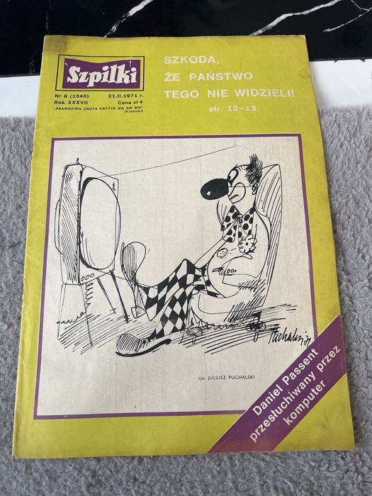 Gazeta szpilki 21 lutego 1971 - kolekcja gazet PRL