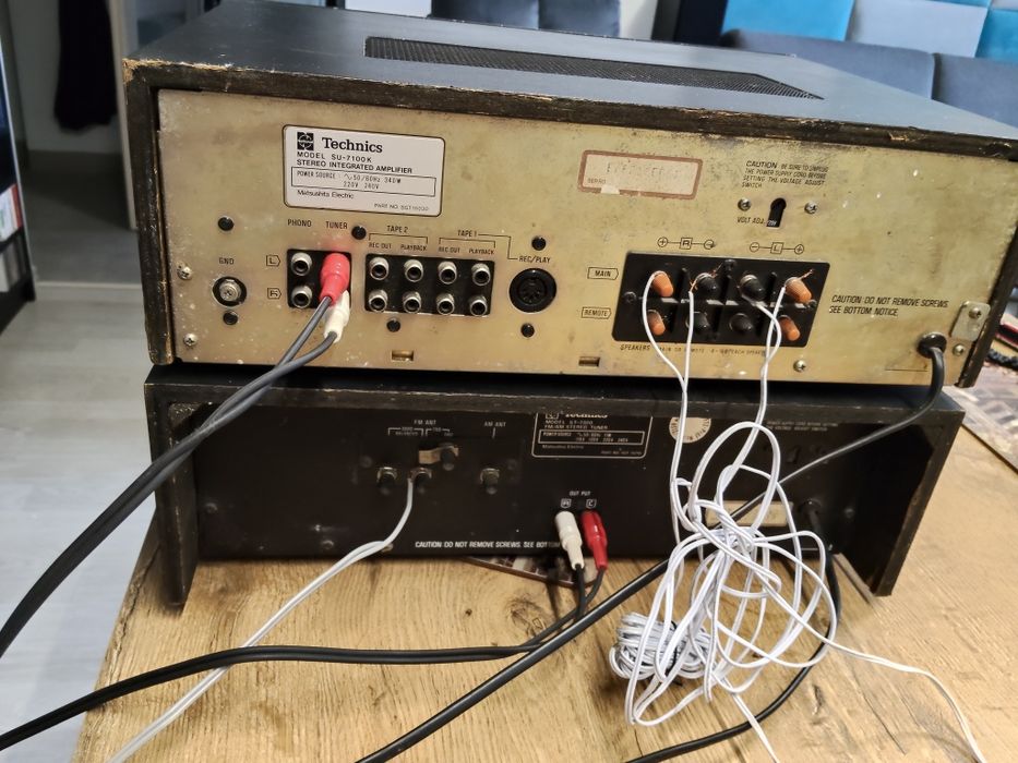Zestaw Technics Wzmacniacz  SU 7100 K+ Tuner  ST 7300 K Japan