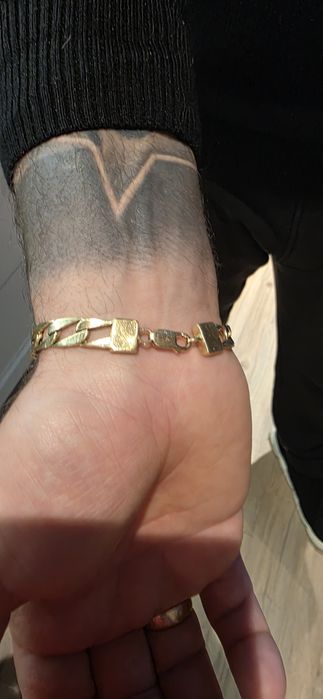 Bransoletka ZŁOTA 585 MĘSKA 21g