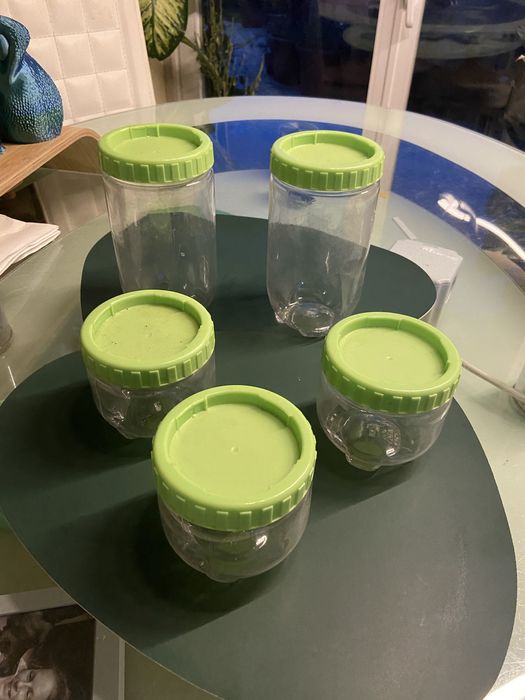 5 Caixas para alimentos 500ml / 1000ml