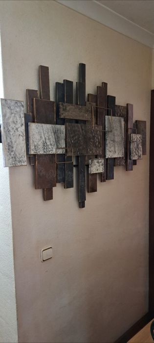 Vendo esse quadro de decoração lindíssima  e todo em chapa